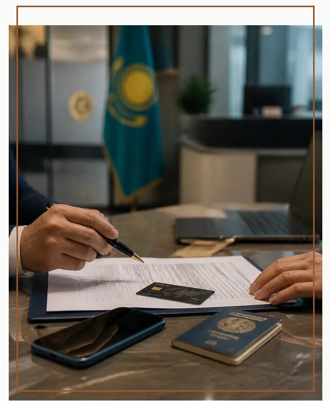 Открытие счета и банковской карты в Казахстане в Лангепасе
